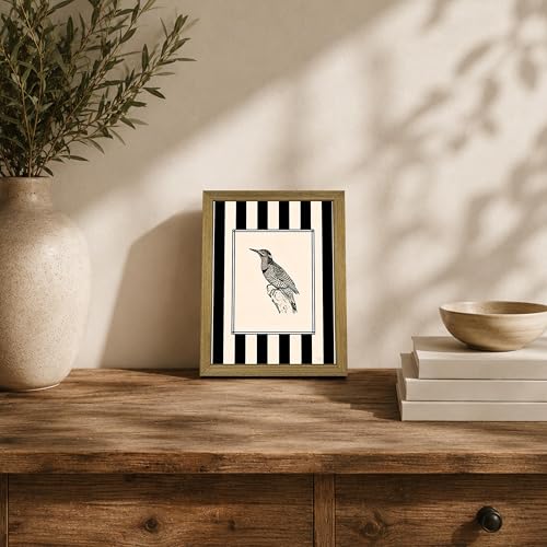 Framed Bird Canvas Wall Art Picture