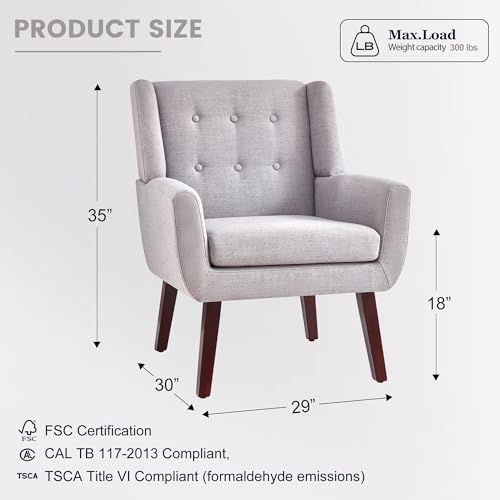 Living Room Chairs Set of 2