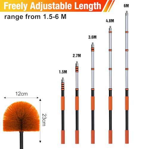 20FT Cobweb Duster with Extension Pole