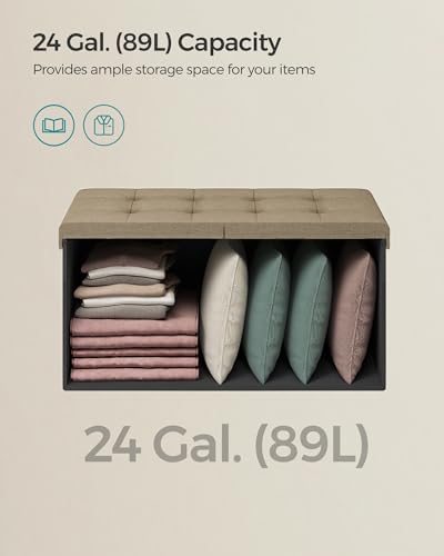 30 Inches Storage Ottoman
