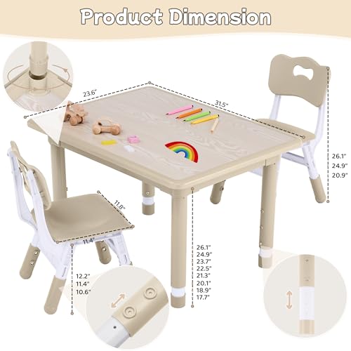 Toddler Table and Chair Set