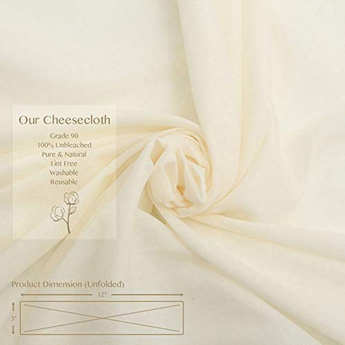 Cheesecloth Grade 90 (36 Sq Ft)