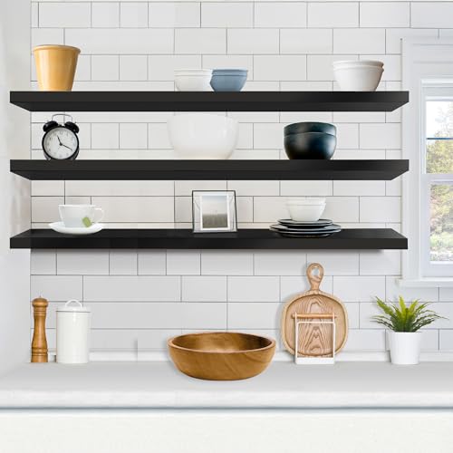 Floating Shelves for Wall Storage (3 Count)