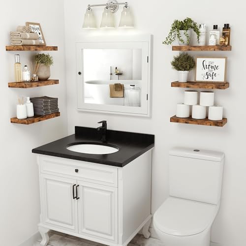Floating Shelves for Wall Mounted 16 inch Set of 2 (2 Count)
