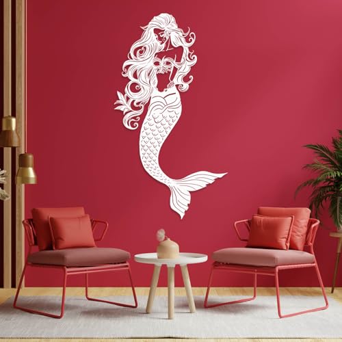 Mermaid Metal Wall Art