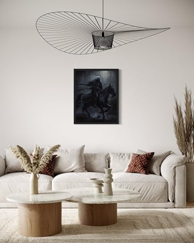 Black Dark Knight Poster Art Print