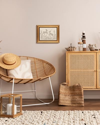 Vintage Gold Framed Wall Art for Living Room