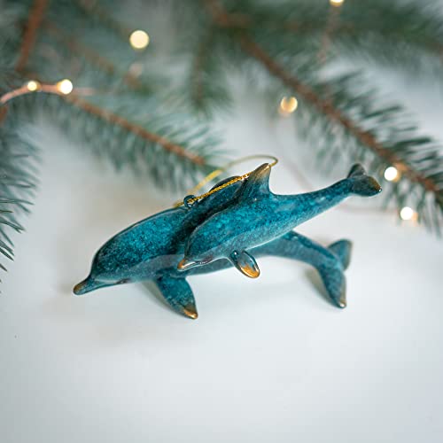 Hand Painted Beach Christmas Ornament