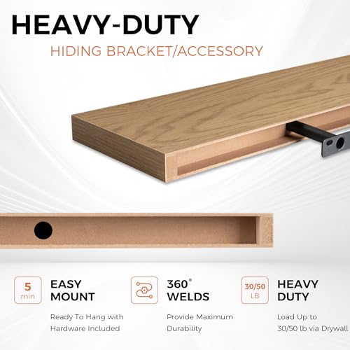 Floating Shelves for Wall (2 Count)