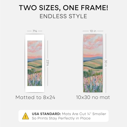 10x30 Silver Picture Frame