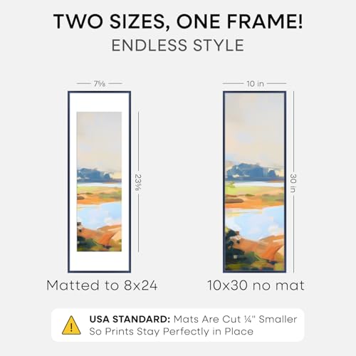 10x30 Blue Picture Frame (2 Count)