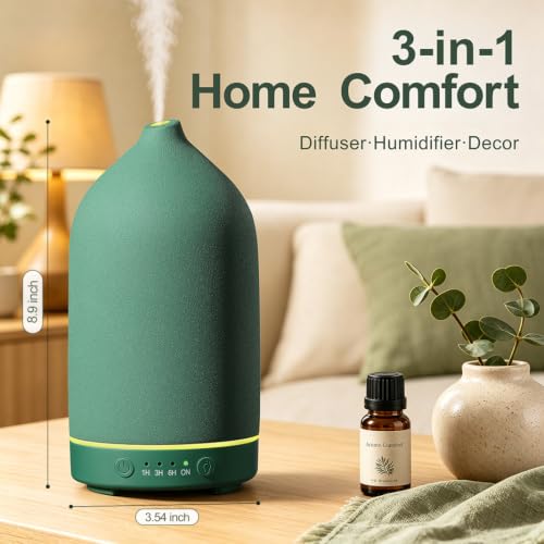 200ML Ceramic Essential Oil Diffuser for Home