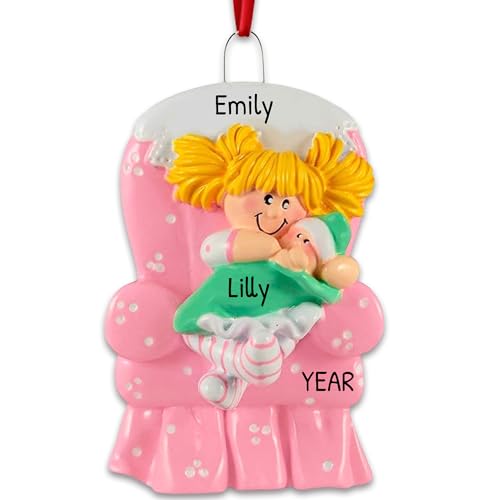 Personalized Sibling Christmas Ornaments 2025