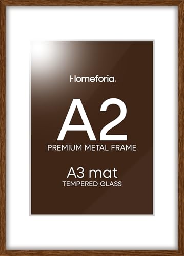 A2 Brown Oak Picture Frame