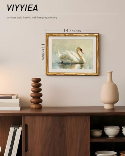 Gold Bamboo Framed Wall Art
