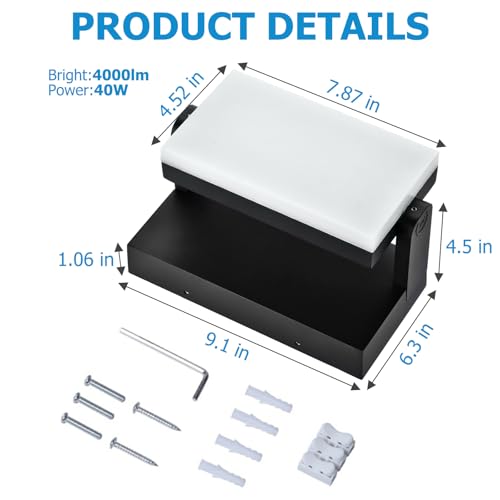 60W LED Outdoor Wall Lights
