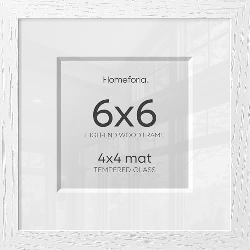 6x6 White Oak Picture Frame