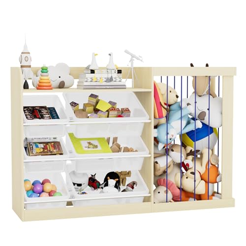 Kids Bookshelf Toy Storage w (6 Count)