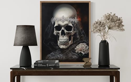 Skull Bride Poster Art Print