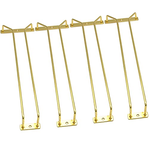 14 Inch Gold Wine Glass Rack (2 Count)