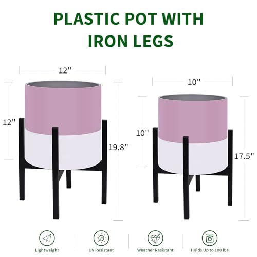 Planter With Stand Set of 2 (2 Count)