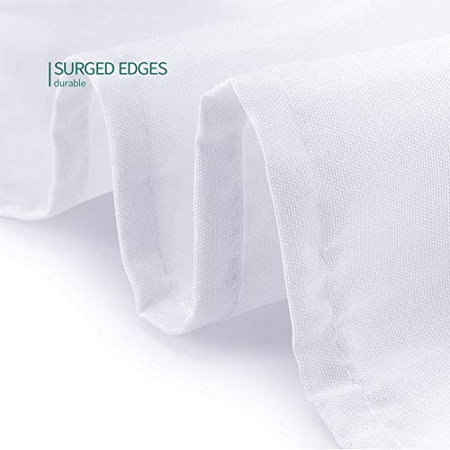 90 Inch White Tablecloths for Round Tables