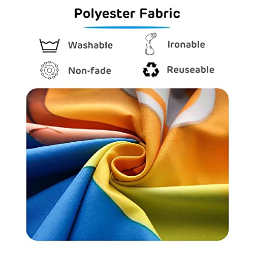 Colorful Tie Dye Tapestry Rainbow Heart Tie Dye Watercolor Wall Hanging Abstract Hippie Wall Decor LBGT Party Supplies Home Bedroom Living Room Decor W60 x H40 inches