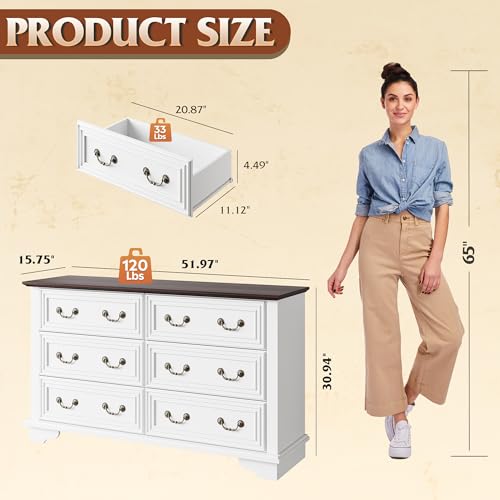 Farmhouse Dresser for Bedroom