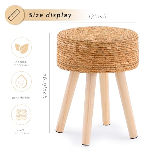 Handwoven Outdoor Ottoman