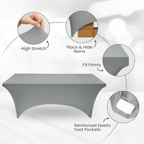 Spandex Table Cloth 1 Pack [6FT