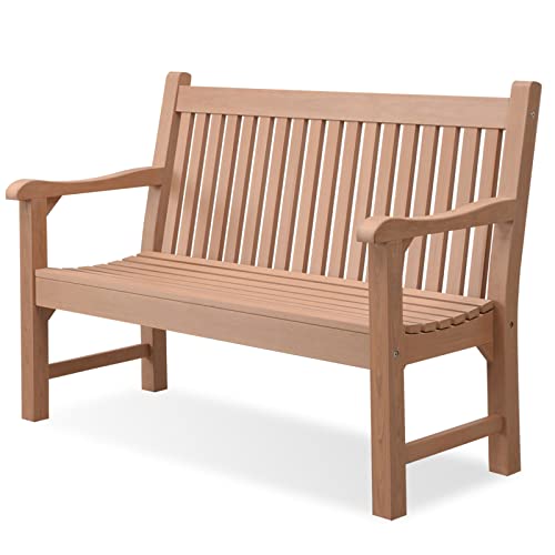 2 Person Outdoor Bench with 700 Lbs Weight Capacity