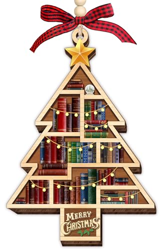 Book Lover Christmas Ornaments 2026