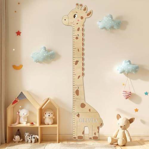 Personalized Name Kids Growth Chart For Wall