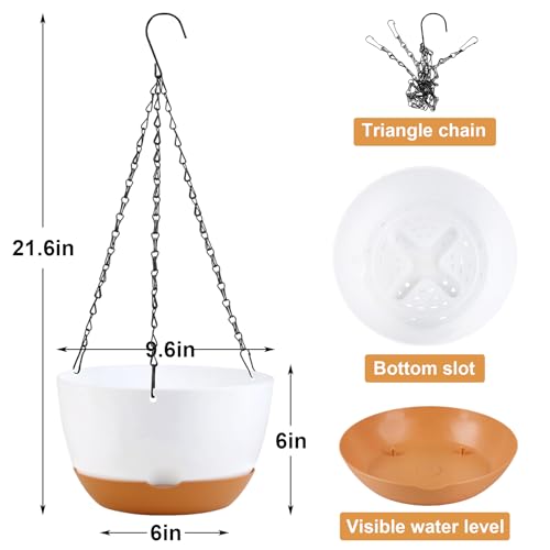 10 inch Hanging Planters (3 Count)