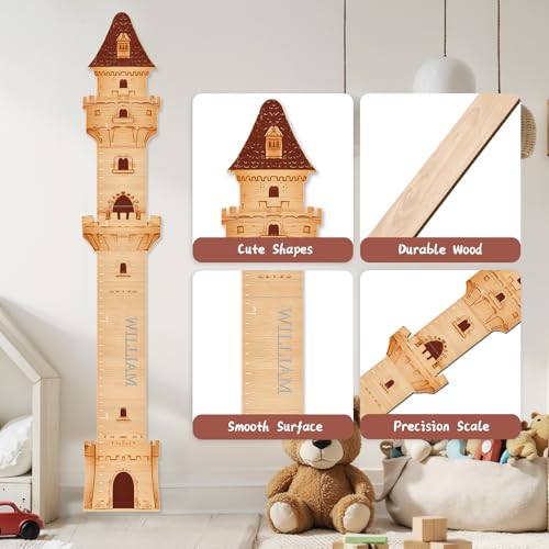 Personalized Name Wood Kids Growth Chart