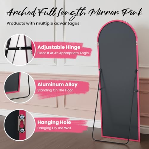Anpark 19"x57"Arched Full Length Mirror
