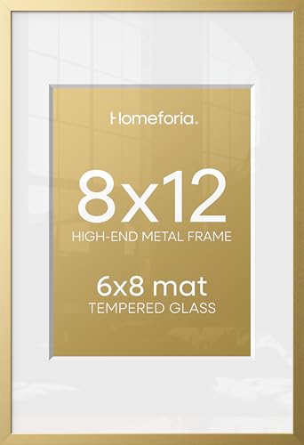 8x12 Gold Picture Frame