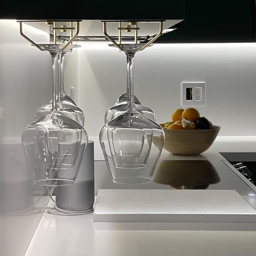 14 Inch Gold Wine Glass Rack (2 Count)