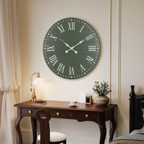Large Wall Clock with Roman Numeral