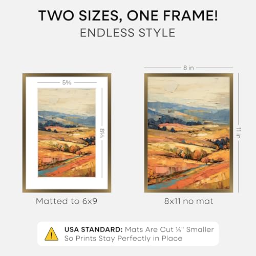 8x11 Bronze Picture Frame (3 Count)