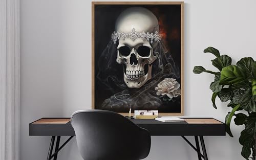 Skull Bride Poster Art Print