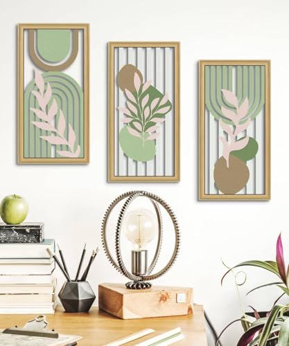 Boho Abstract Wall Art Set of 3