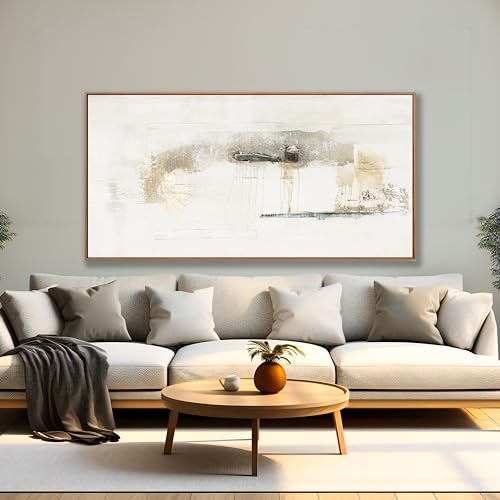 Minimalist Graffiti Multicolor Abstract Canvas Wall Art Decor 24”×48”