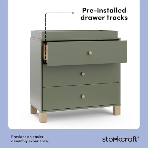 California 3 Drawer Chest with Changing Topper