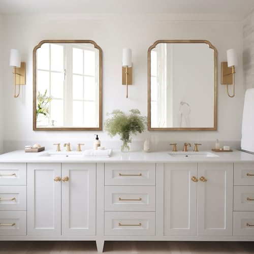 Wood Bathroom Mirrors for Wall Mounted