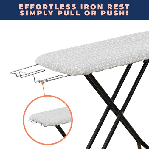 Ironing Board with Iron Rest