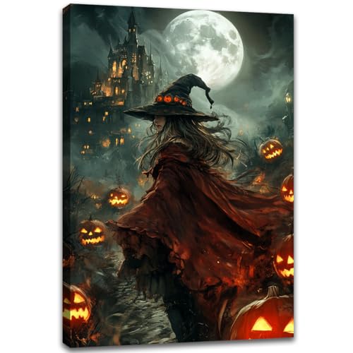 Dark and Moody Gothic Witch Poster Wall Art