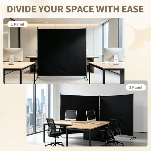 Extra Wide 2 Panel Room Divider