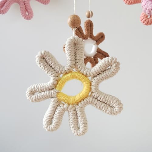 Woven Daisy Mobile for Crib