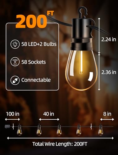 Outdoor Patio String Lights